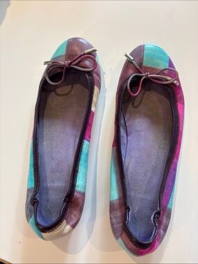 Women’s Multi-Color Patchwork Ballet Flats